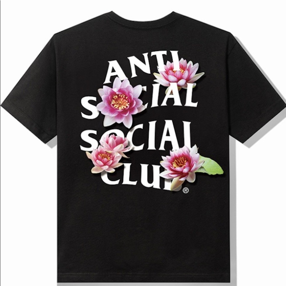 Zen out lotus black tee ASSC members only